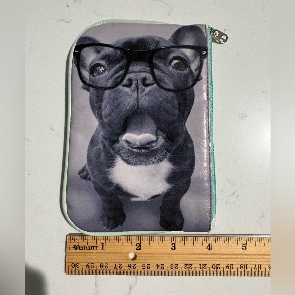 French Bulldog zipper pouch
